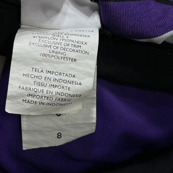 NIKE Bikini Top Reversible Plunge Halter Women's Size 8 - Picture 6 of 9